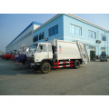 China Nuevo Dongfeng trituradora de basura camión 10000L camiones de recogida de residuos